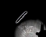 The white outline of the Knife