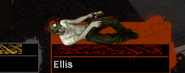 Ellis incapacitated as shown on the HUD.