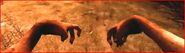 The Jockey's hand as seen in Versus mode.
