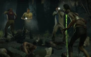 A Spitter ambushing the scavenge party
