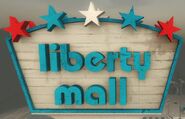 Liberty Mall sign