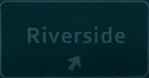 Riverside freeway sign