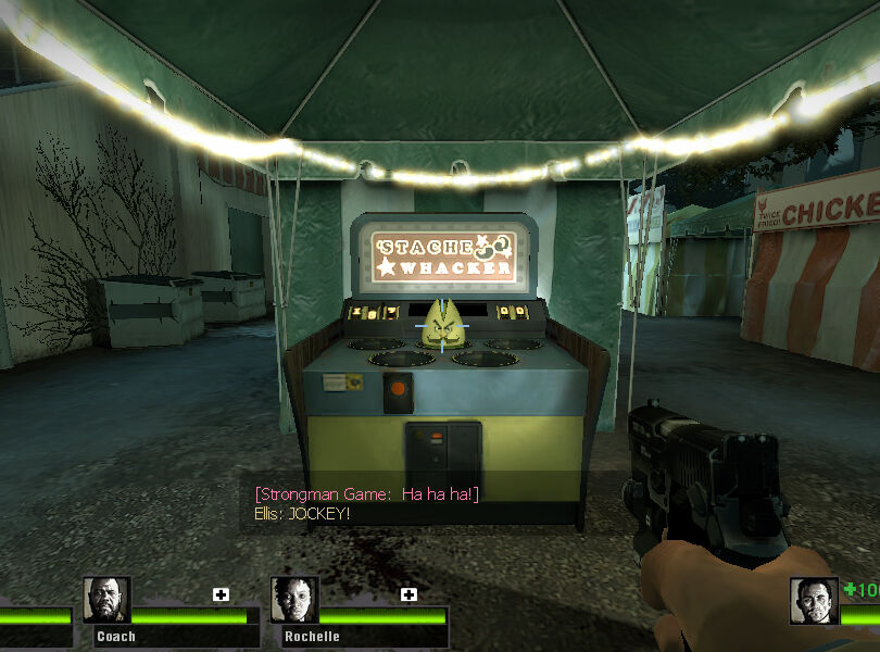 L4D2 Survival: Port Passing 4-Player Split Screen Pool Hold 