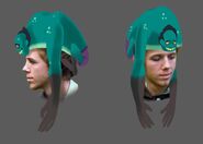 Concept for a Jockey hat.