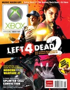 Ellis and Rochelle on the cover of the August 2009 issue of the Official Xbox Magazine