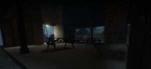 Picnic area inside Riverside Park