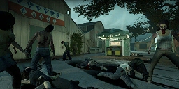 L4D2 Survival: Port Passing 4-Player Split Screen Pool Hold 