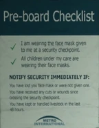 TSA working alongside with CEDA stating precautions before boarding planes due to the Green Flu outbreak