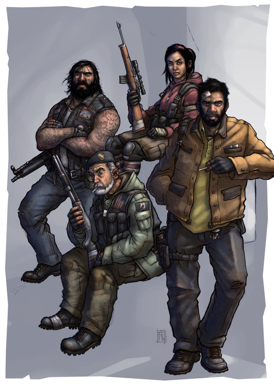 left for dead 2 concept art left for dead 2 concept art
