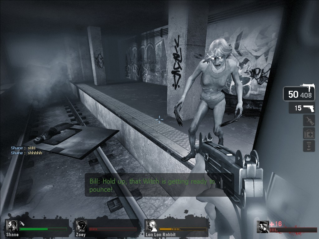 L4D2 Survival: Port Passing 4-Player Split Screen Pool Hold 