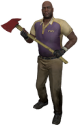 Coach with an Axe as seen in game.