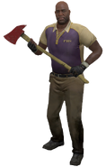 Coach with an Axe as seen in game.