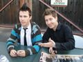 Jason Dunn (Left of photo, former lead singer of Hawk Nelson)