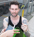 Adam Levine of Maroon 5 (Note: While he writes with his left hand he prefers his right hand for most other tasks.)