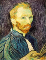 Vincent Van Gogh (painted from mirror, reversed to show actual image) [3]