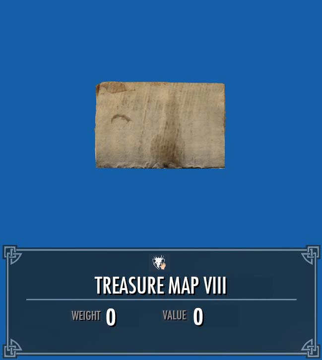 Treasure Map 8 Skyrim Treasure Map Viii | Legacy Of The Dragonborn | Fandom