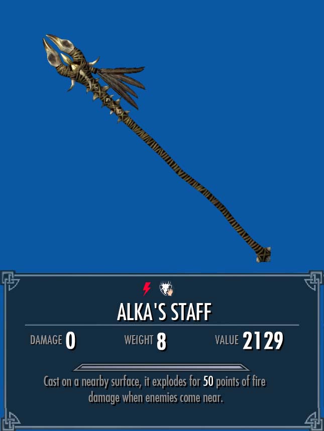 Alka&rsquo;s Staff | Legacy of the Dragonborn | Fandom