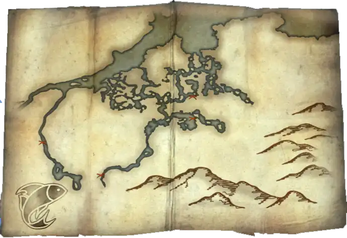 Fishing Map - Hjaalmarch, Legacy of the Dragonborn