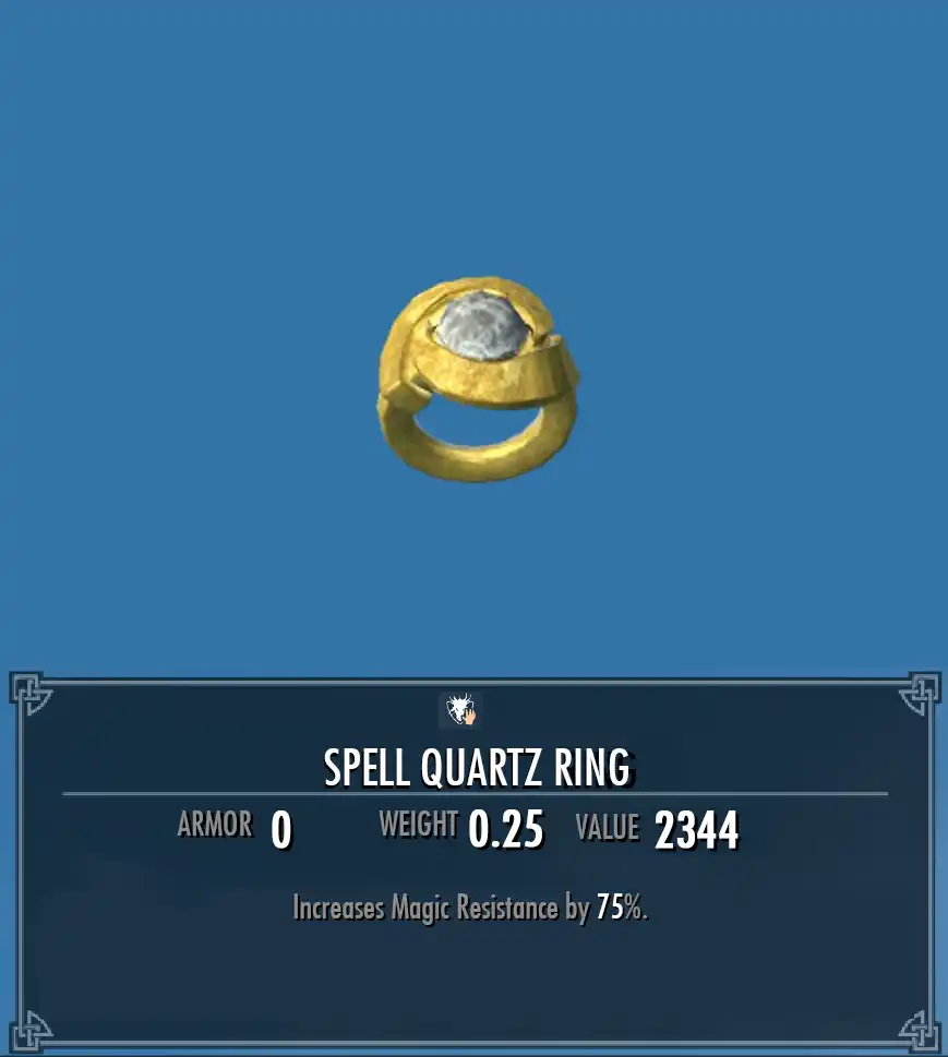 Spell Quartz Ring | Legacy of the Dragonborn | Fandom