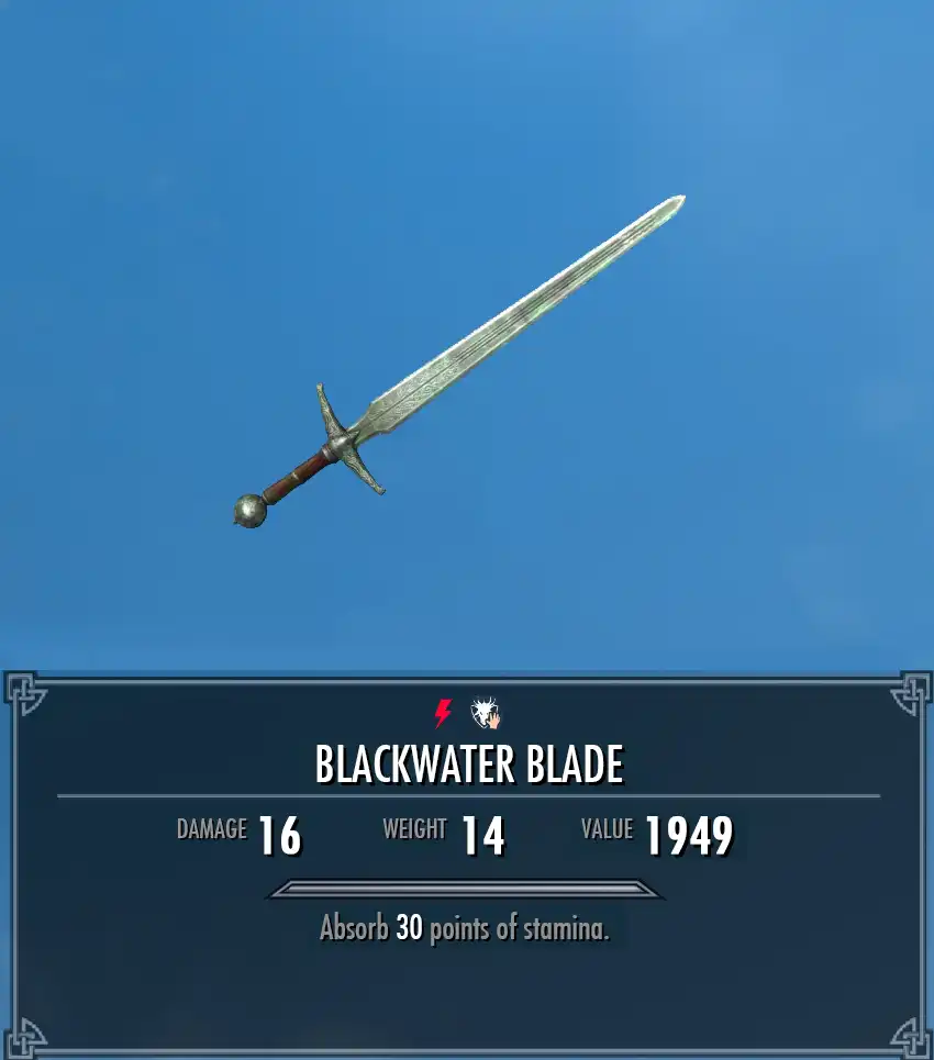 Blackwater Blade (CC) Legacy of the Dragonborn Fandom