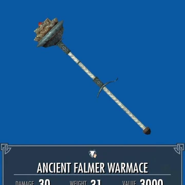 Ancient Falmer Warmace Legacy Of The Dragonborn Fandom He will purchase the book from you for 1000 gold, and give you a translated copy. ancient falmer warmace legacy of the