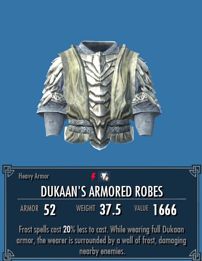 skyrim armored robes mod