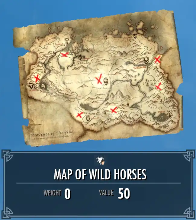 Map of Wild Horses Legacy of the Dragonborn Fandom