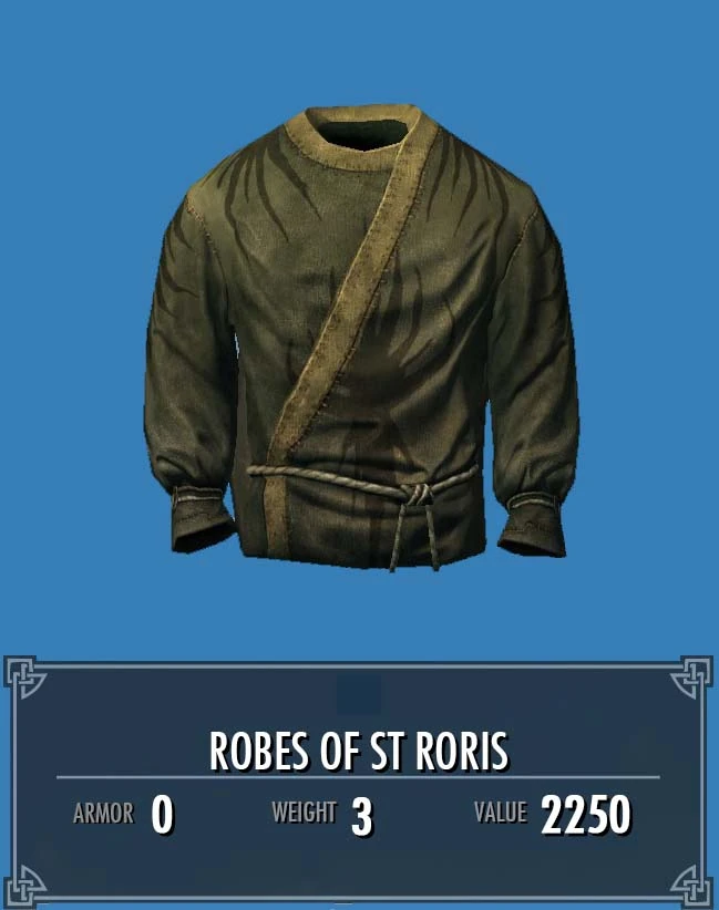 Robes of St Roris Legacy of the Dragonborn Fandom