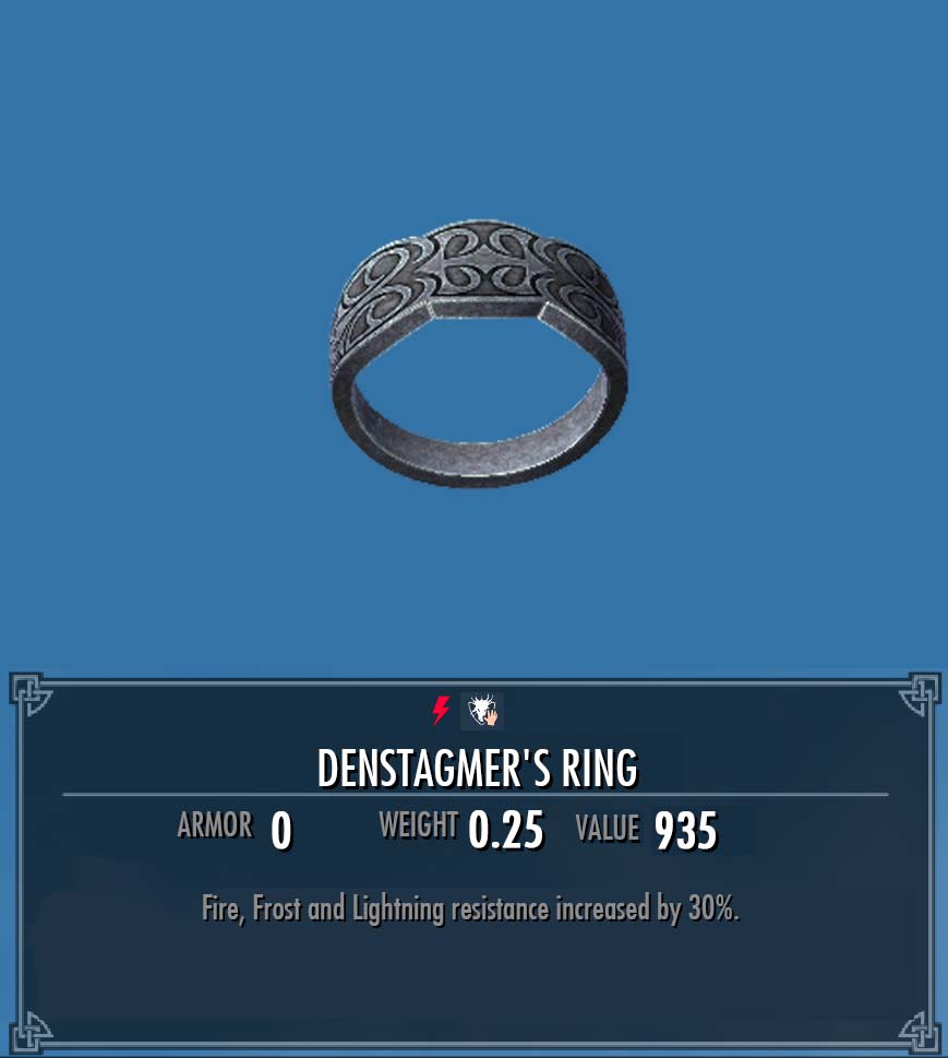 Denstagmer's Ring (Legacy of the Dragonborn), Legacy of the Dragonborn