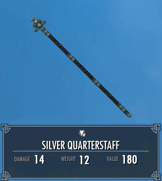 Silver Quarterstaff Legacy of the Dragonborn Fandom