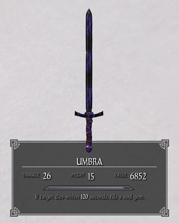 Umbra (Legacy of the Dragonborn)