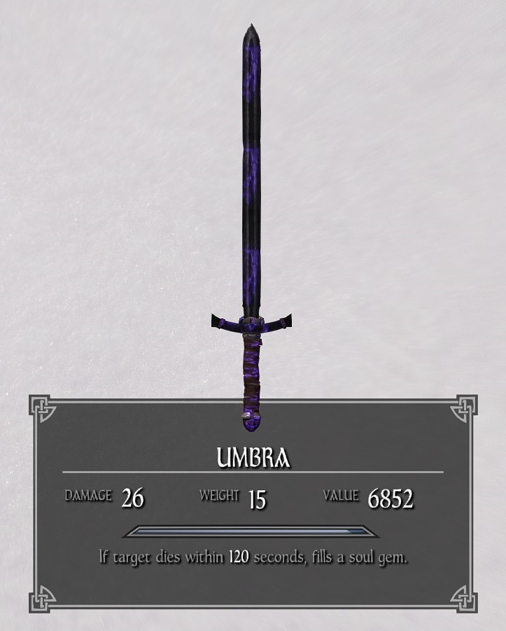 Umbra Legacy Of The Dragonborn Legacy Of The Dragonborn Fandom