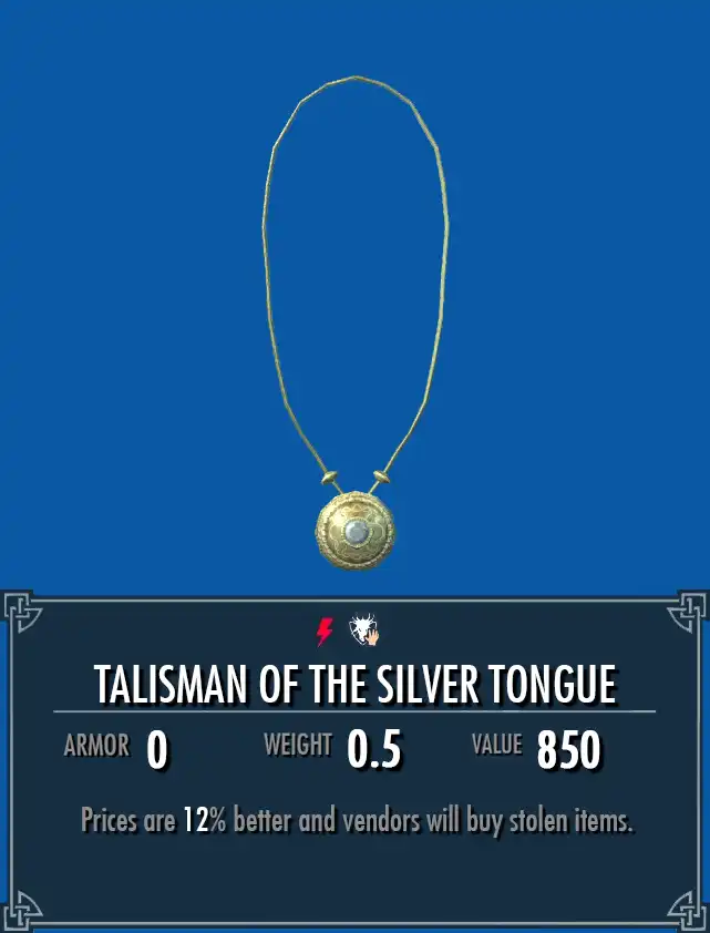 Talisman of the Silver Tongue | Legacy of the Dragonborn | Fandom