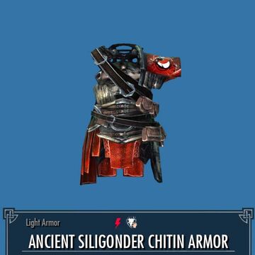 Ancient Siligonder Chitin Armor Legacy Of The Dragonborn Fandom