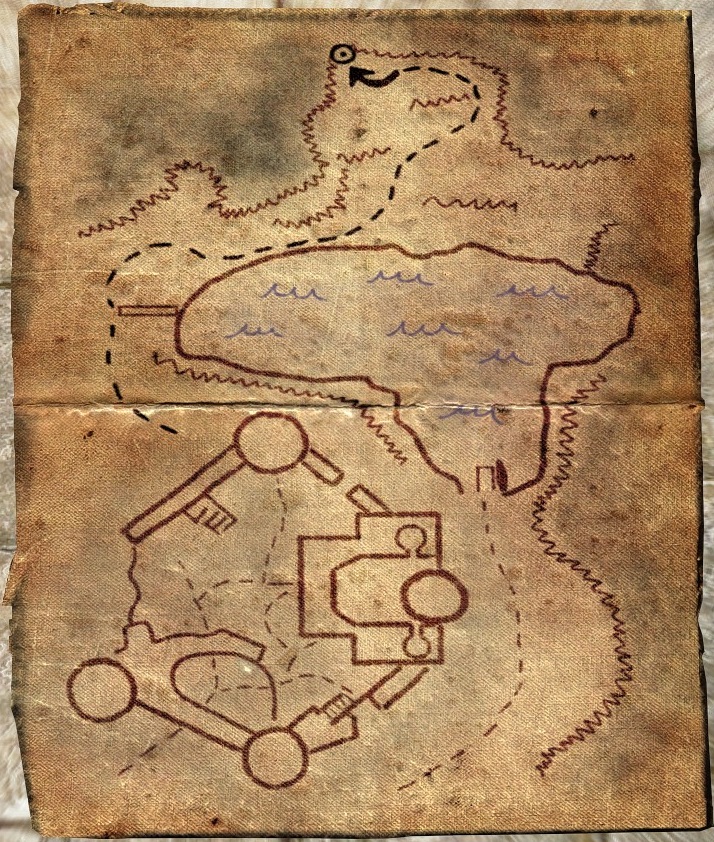 Fort Neugrad Treasure Map Treasure Map, Fort Neugrad | Legacy Of The Dragonborn | Fandom