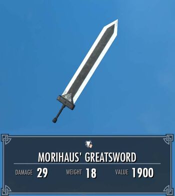 Morihaus Greatsword