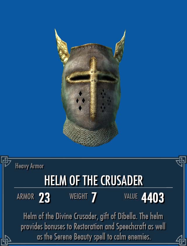 oblivion armor of the crusader