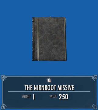 The Nirnroot Missive | Legacy of the Dragonborn | Fandom