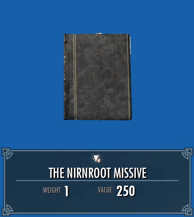 The Nirnroot Missive | Legacy of the Dragonborn | Fandom
