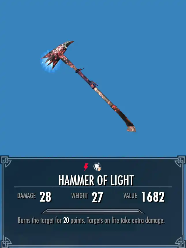 Hammer of Light Legacy of the Dragonborn Fandom