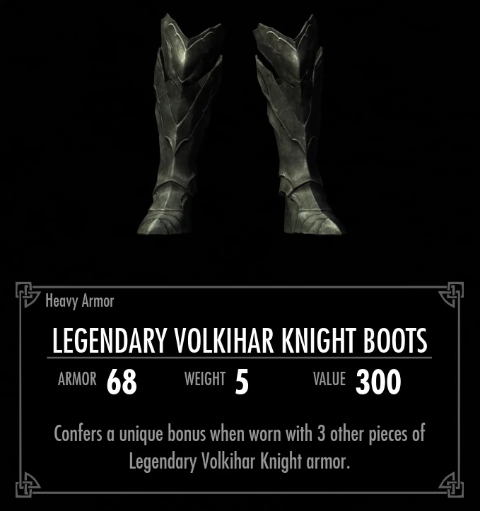 knight armor boots