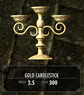 Gold candlestick 1