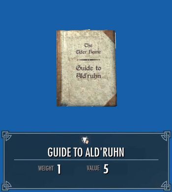 Guide to Aldruhn