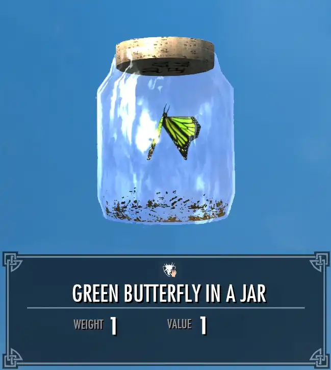 Green Butterfly in a Jar Legacy of the Dragonborn Fandom