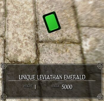 Unique Leviathan Emerald