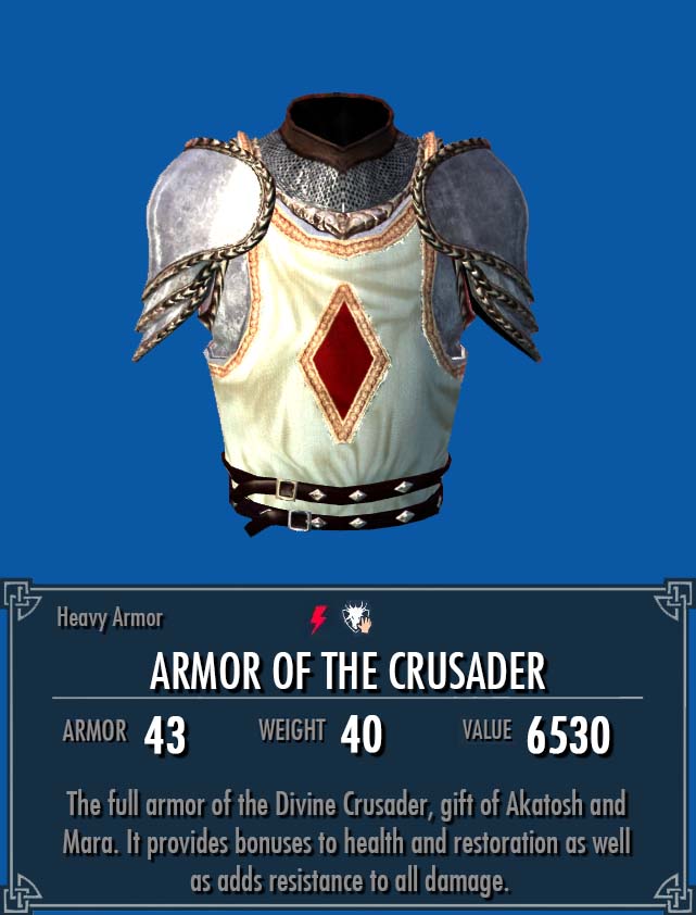 crusader skyrim mods