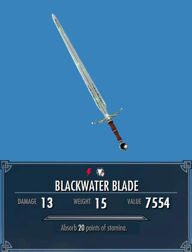 Blackwater Blade Legacy of the Dragonborn Fandom