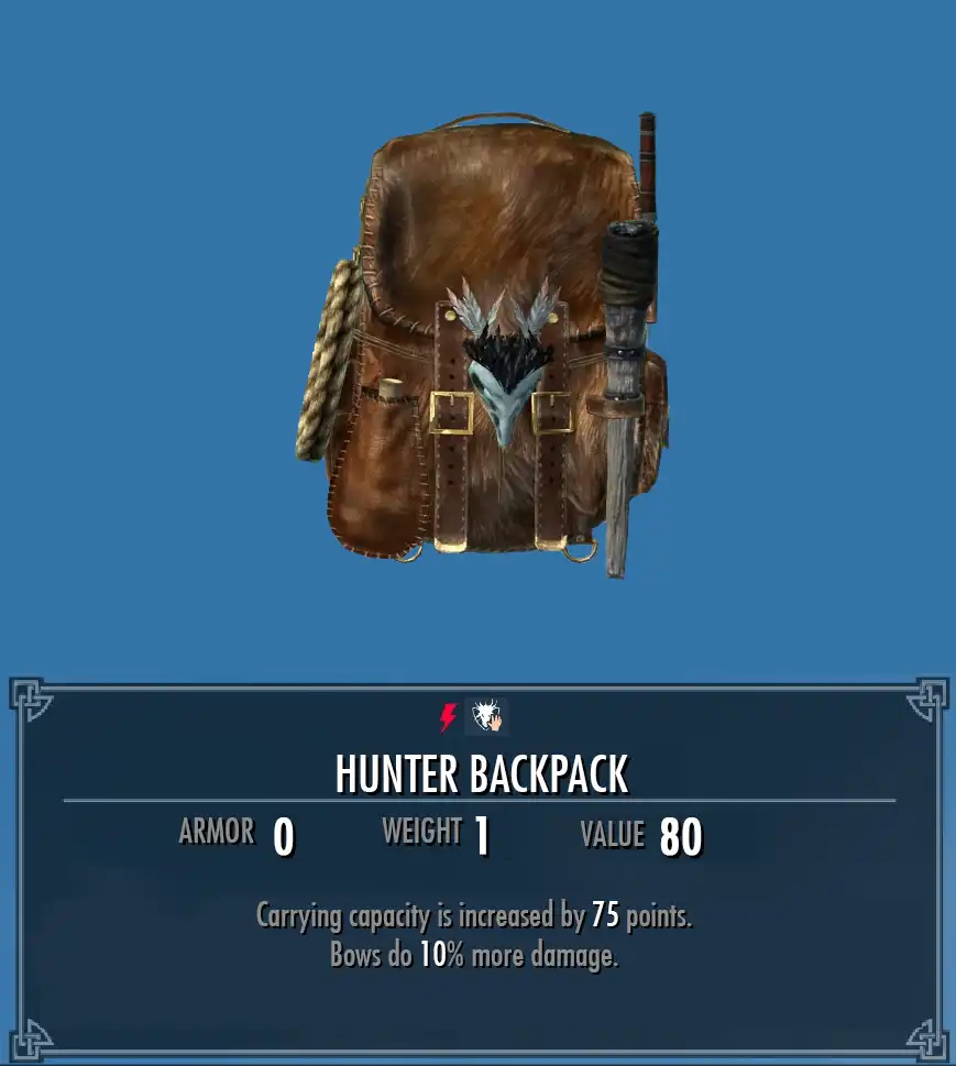 Hunter Backpack Legacy of the Dragonborn Fandom