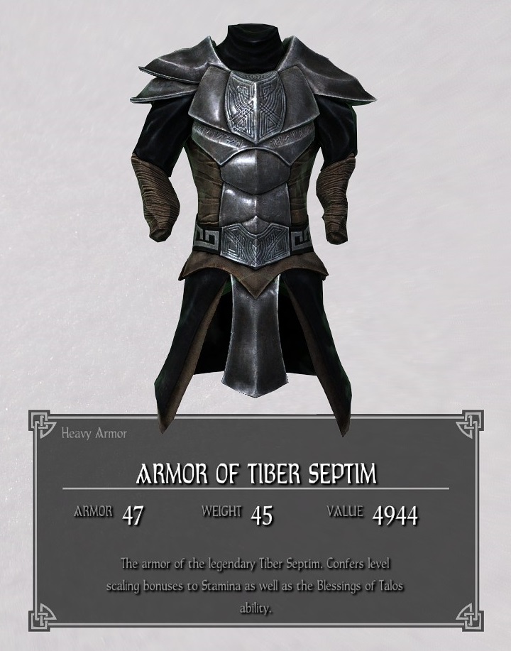 skyrim talos armor mod