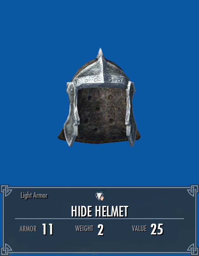 Hide Helmet, Elder Scrolls